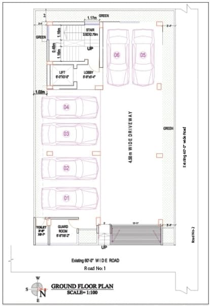 Ground Floor Plan (Oriented for Viewing)